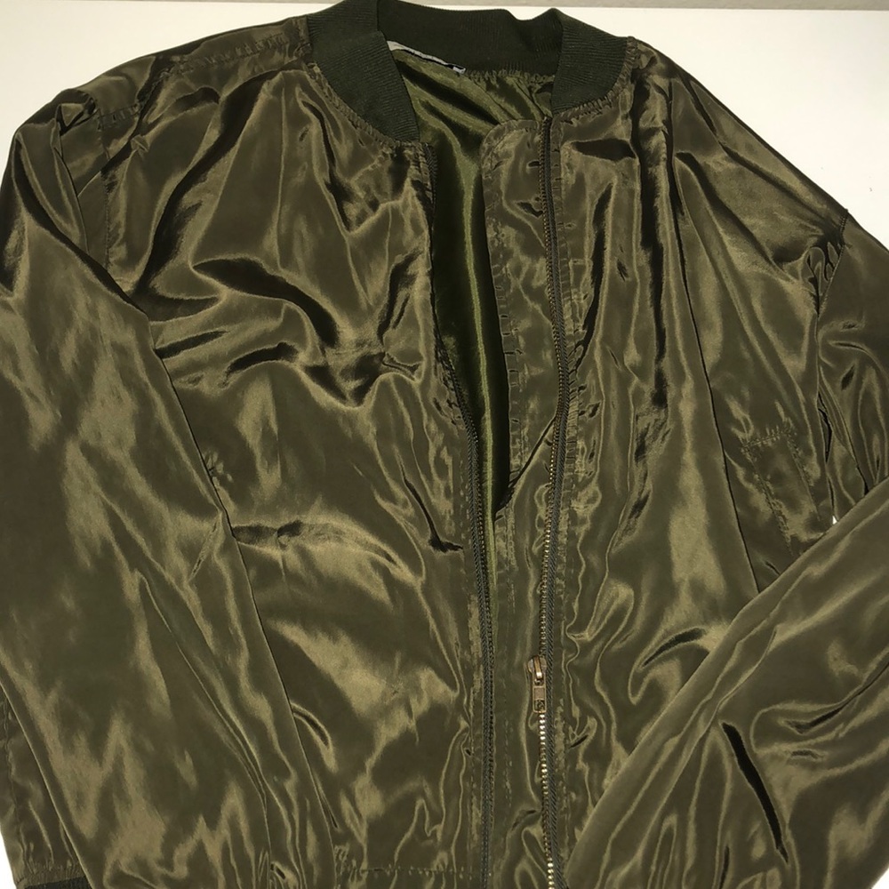 Super pretty Green Bomber Jacket!!